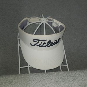 Titleist Kids White Visor Hat